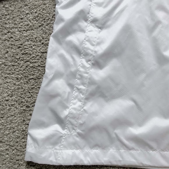 NWT XL Columbia Center Ridge Blue and White Colorblock Windbreaker Rain Jacket - Picture 10 of 14